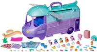 Hasbro, My Little Pony, Magiczny Van Kamper Kucyków i kucyki figurki 5 szt., przenośny zestaw do zabawy z kamperem dla dzieci, wiek dziecka 5+