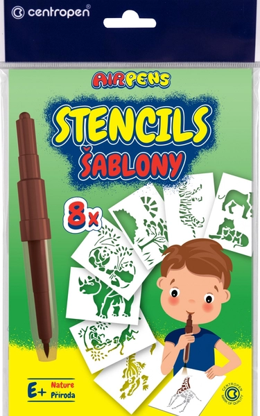 Szablony do odrysowania dla dzieci - Zwierzęta domowe - 8 sztuk