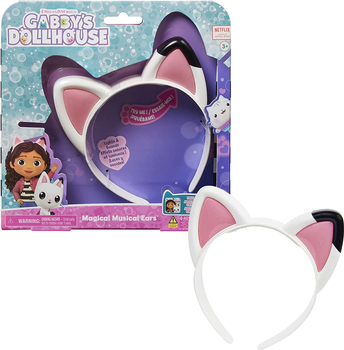 Spin Master, DreamWorks Koci Domek Gabi, Zabawka z bajki, Magiczne Kocie Uszy, efekty dźwiękowe i świetlne, idealny prezent dla dziewczynki w wieku 3+