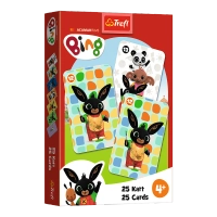 Królik Bing, Karty do gry dla dzieci Czarny Piotruś, 25 kart, klasyczna gra dla maluchów, wiek dziecka 4+