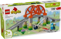 Klocki Lego Duplo 10426 Most i tory kolejowe — zestaw rozszerzający, 42 elementy, klocki dla dzieci 2+