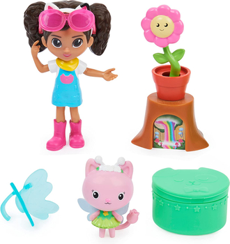 Spin Master, DreamWorks Koci Domek Gabi, Ogródek Gabi, 2 figurki i akcesoria, zabawka oryginalna, dla dziewczynek w wieku już 3+