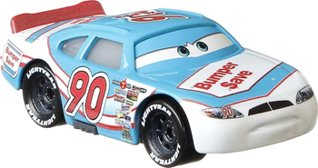 Disney Pixar, Auta Cars, Samochód resorak Ponchy Wipeout, metalowe nadwozie, prosto z bajki, oryginalny Mattel, wiek dziecka 3+