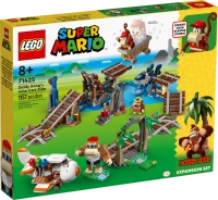 Klocki Lego Super Mario 71425 Przejażdżka wagonikiem Diddy Konga — zestaw rozszerzający, 1157 el. duży zestaw, oryginalne klocki, wiek dziecka 8+