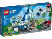 Klocki Lego City 60316 Posterunek policji, 668 elementów, dla dzieci 6+, oryginalne, idealne jako prezent