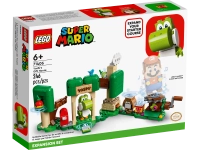 Klocki Lego Super Mario 71406 Dom prezentów Yoshiego, 246 elementów, 2 figurki Yoshi i Monty Mole, klocki dla sześciolatków i starszych dzieci