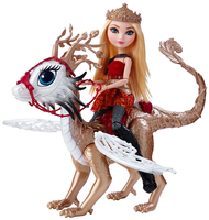 Ever After High - Lalka Apple White i smok - Smocze Igrzyska - Mattel