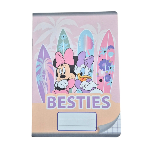 Zeszyt szkolny A5 16k Kratka bez marginesów Myszka Minnie Daisy Przyjaciółki dla Dziewczynki