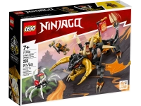 Klocki Lego NINJAGO 71782 Smok Ziemi Cole'a EVO, 285 elementów w tym 2 mini figurki, zestaw dla dziecka w wieku 7+, oryginalne klocki
