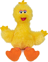 Ulica Sezamkowa, Maskotka pluszowa Wielki Ptak Big Bird, 38 cm, bardzo miły materiał, plastikowe oczy, oryginalna licencyjna zabawka, wiek dziecka 0+ 