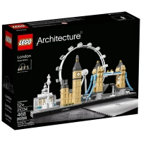 Klocki Lego Architecture 21034 Londyn, 468 elementów, panorama Londynu, sylwetki charakterystycznych budowli, wiek 12+