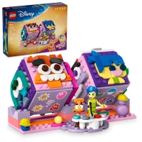 Klocki Lego Disney 43248 W głowie się nie mieści 2 — kostki z emocjami, 394 el. 2 kostki z emocjami, 9 płytek z nastrojami oraz mini laleczki Radości i Niepokoju, wiek dziecka 9+
