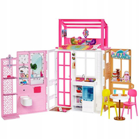Domek dla lalek Barbie z mebelkami i akcesoriami - Mattel