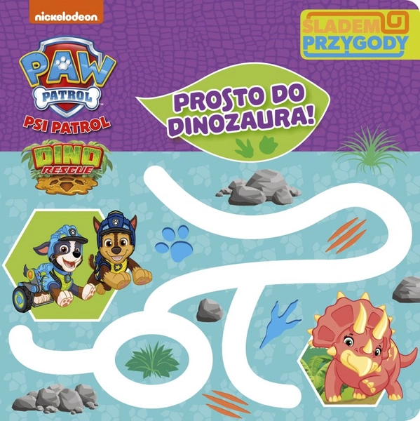 Psi Patrol, Prosto do dinozaura, Książeczka z labiryntami