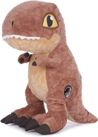 Park Jurajski, Jurassic World Dominion, Maskotka pluszowa Dinozaur T-Rex 28 cm, miły plusz, oficjalna zabawka na licencji, wiek 0+