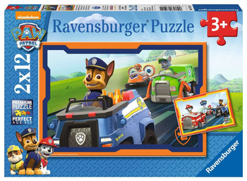 Psi Patrol: Puzzle 2 x 12 el. Ravensburger