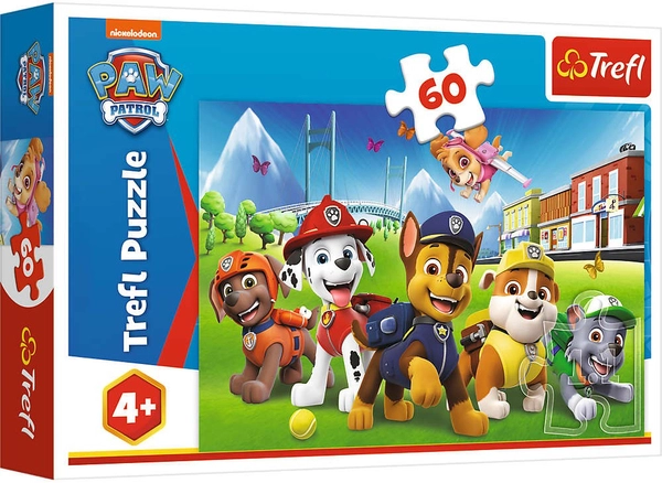Trefl, Psi Patrol, Puzzle dla dzieci, Psia drużyna 2, 60 el.