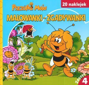 Malowanki Zgadywanki - Pszczółka Maja, Zeszyt 4, Olesiejuk