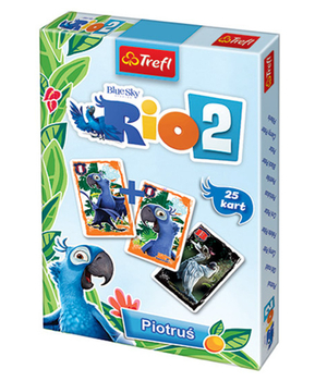 Rio 2 - karty do gry Piotruś - Trefl - 25 listków