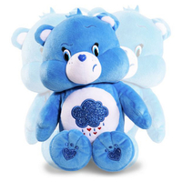 Troskliwe Misie - interaktywna pluszowa maskotka -  niebieski Miś z chmurką Gderek