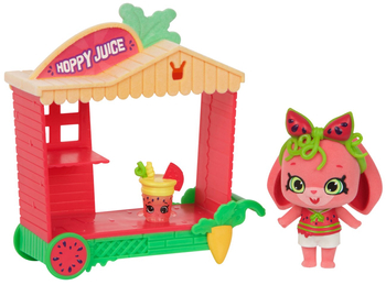 Shopkins - Wild Style - figurka Melonie Hops i wózek