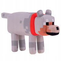 Minecraft, Maskotka pluszowa Wilk, dł. 30 cm, oryginalny pluszak z gry, wiek 0+ 