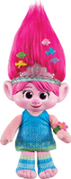 DreamWorks Trolle 3, Lalka pluszak Królowa Poppy Światła i Dźwięki, mówi po angielsku, dodatkowe akcesoria, wiek dziecka 3+