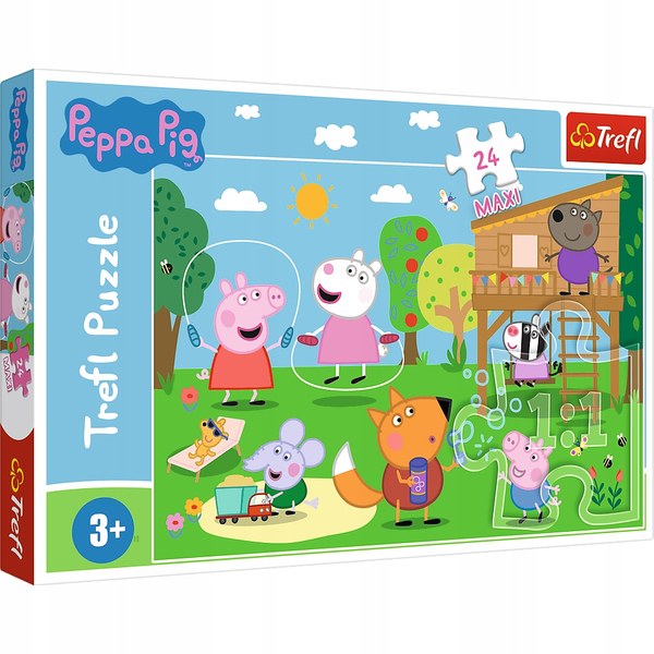 Świnka Peppa - duże puzzle MAXI - 24 el. - Trefl