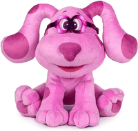 Play by Play, Wszyscy razem, śladem Blue! Maskotka pluszowa różowy piesek Magenta, 24 cm, idealna do przytulania dla malucha w wieku 0+