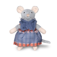 Mysi Domek, maskotka myszka Mama Sama 12 cm, oryginalna zabawka z Mysiego Domku, wiek dziecka 3+