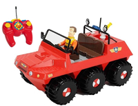 Strażak Sam - duży zdalnie sterowany samochód Amfibia Hydrus i figurka