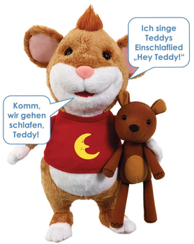 Tupcio Chrupcio - interaktywna maskotka myszka Tupcio - 33 cm