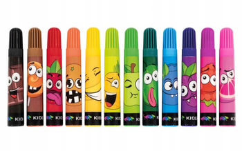 Kidea, Artykuły plastyczne do kolorowania, Pisaki zapachowe dla dzieci 12 szt Kidea