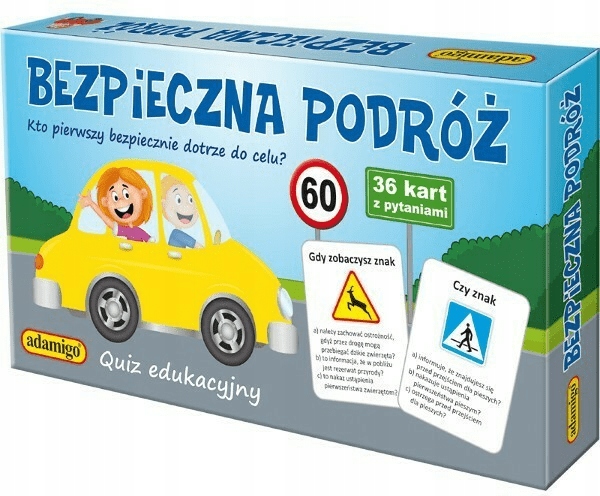 Bezpieczna podróż Gra edukacyjna dla dzieci