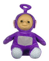 Teletubisie, Siedząca maskotka pluszowa, fioletowy Teletubiś Tinky Winky