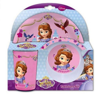 3 - częściowy Zestaw obiadowy, Jej Wysokość Zosia, melamina