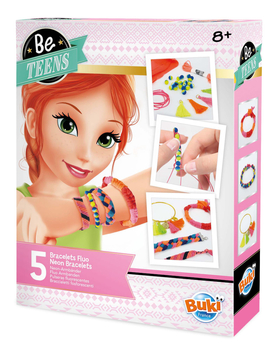 Buki Be Teens, Zabawka kreatywna - Neonowe bransoletki BE209