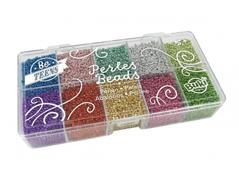 Buki Be Teens, Pudełko z koralikami, Metaliczne perełki, PE013, wysoka jakość, francuska marka, zabawka kreatywna dla dziewczynek w wieku 5+