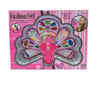 Studio makijażu dla dzieci - paleta cieni i błyszczyków