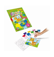 Piaskowe malowanki: tygrys i krokodyl