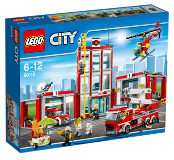 Lego 60110 - klocki - City - Remiza strażacka