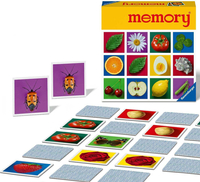 Ravensburger, Klasyczne duże Memory, gra pamięciowa dla dzieci w wieku 6+, 64 elementy, możliwość gry od 2 do 8 osób