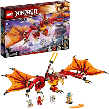 Klocki LEGO 71753, Ninjago Legacy, Atak Smoka Ognia, Atak Smoka Ognia