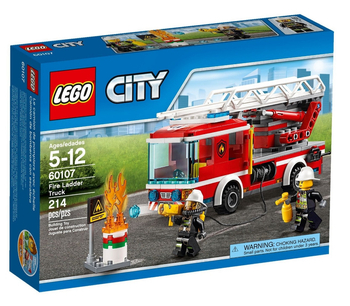 LEGO 60107 - klocki - City - Wóz strażacki z drabiną