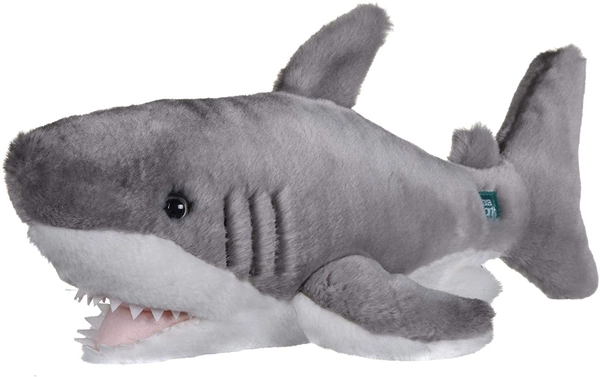 ZWIERZAKI: BBC Blue Planet II Maskotka Rekin, miły plusz, materiały z recyklingu, dla dzieci w wieku 0+