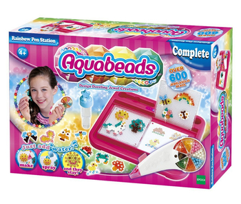 Aquabeads - zestaw kreatywny - Tęczowa Pracownia - 600 koralików