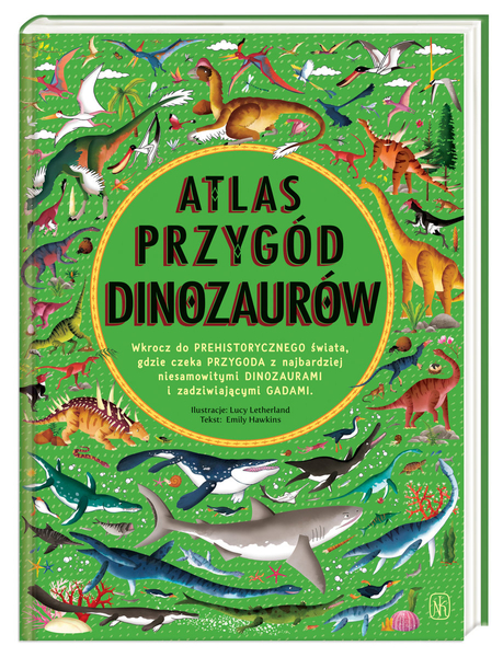 Atlas przygód dinozaurów, Książka o dinozaurach dla dzieci