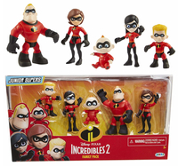 Iniemamocni 2 - Figurki: Elastyna, Pan, Jack Parr, Maks Parr, Wiola Parr