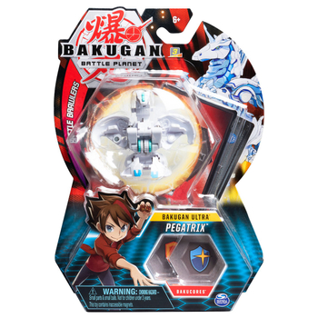 Spin Master, Bakugan Battle Planet, Figurka Ultra Pegatrix i karty zdolności i postaci