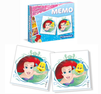 Księżniczki Disneya, Arielka Mała Syrenka, gra pamięciowa Memory Memos, 48 kart